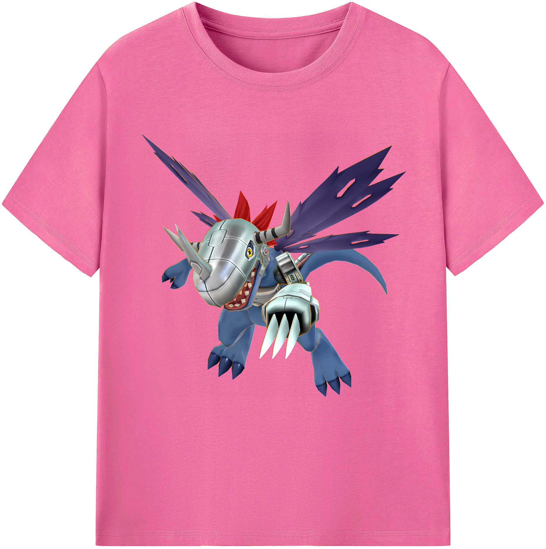 （画像用） Digimon デジタルモンスター/デジモン レディースカジュアルプリントTシャツ（綿100％）